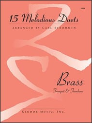 15 Melodious Duets Brass Duet - Trumpet and Trombone cover Thumbnail